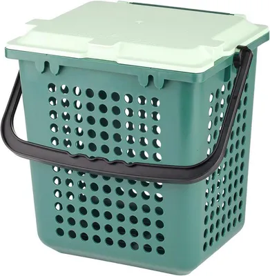 Productafbeelding van Biomat Airbox 26X19.8X25.6 Afvalemmer Met Gaten (1 stuk)
