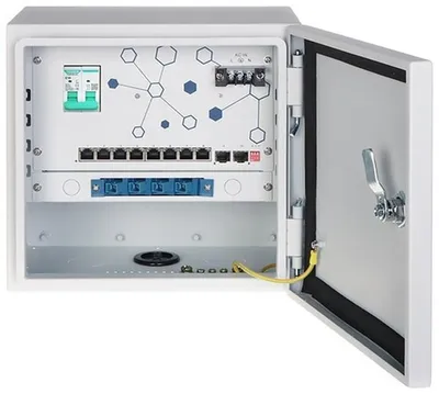 Immagine prodotto di Punto di distribuzione esterno per telecamere Expert-PoE/OTD-82GSFP 8 PoE + 2 x SFP