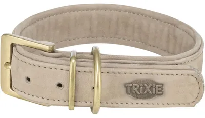 Produktbild von TRIXIE Pure Halsband, Leder extra breit - 52–63 cm/40 mm