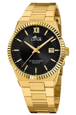 Produktbild von Lotus Herren Uhr Classic Elegant Edelstahl Armbanduhr gold UL18837/3