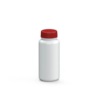Produktbild von Trinkflasche "Refresh" 400 ml - BPA-freie Flasche aus Tritan für Kinder & Erwachsene mit auslaufsicherem Deckel - weiß/rot