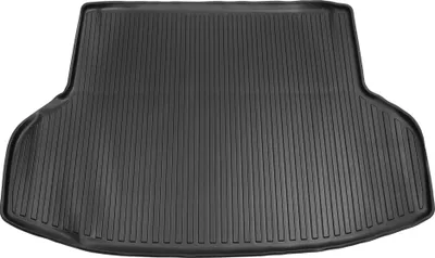 Produktbild von Cargo Liner Kofferraummatte Kofferraum Laderaum Kofferraumwanne Matte für Honda Civic Limousine 5 Sitzplätze 2016-2021 TPE Schwarz Anti-Rutsch Vertikale Streifenmuster