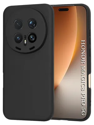 Zdjęcie produktu dla Techsuit - silikonowe etui SoftFlex do Honor Magic8 Pro – czarne