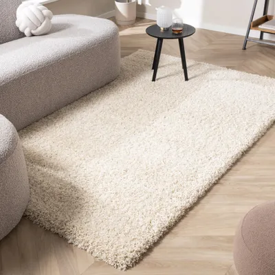 Image de Volero - Tapis de luxe à poils longs - Yves Crème - 160x230 cm