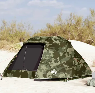 Produktbild von Möbel Angelzelt 5 Personen Tarnmuster Wasserdicht - Campingzelte 4100660