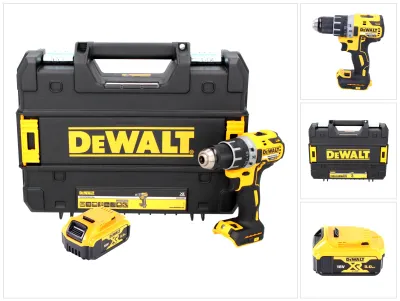 Zdjęcie produktu dla Akumulatorowa wiertarko-wkrętarka DeWalt DCD 791 NT 18 V 70 Nm bezszczotkowa + 1x akumulator 5,0 Ah + TSTAK - bez ładowarki
