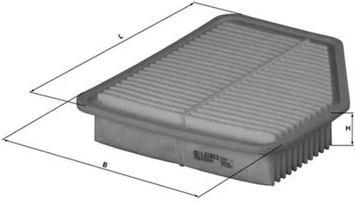 Produktbild von Luftfilter MAHLE LX 1613 für LEXUS GS (GRS19, UZS19, GWS19) Filtereinsatz