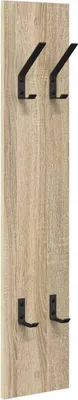 Obrázok produktu pre vidaXL Nástenný vešiak na odevy Sonoma dub 20 x 1,5 x 100 cm