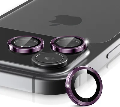 Produktbild von Kamera Linsenschutz Glas Set für Apple iPhone 17 Pro Max Schutzglas Camera Linse Panzerfolie 9H Dunkles Violett