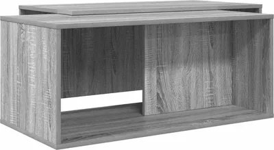 Produktbild von Kaffeetisch Set 2 pcs Graues Sonoma Holzwerkstoff