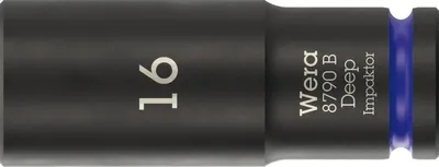 Obrázek produktu pro Wera 05005557001, Socket, Metrický, 1 hlava/hlavy, 16 mm, 63 mm