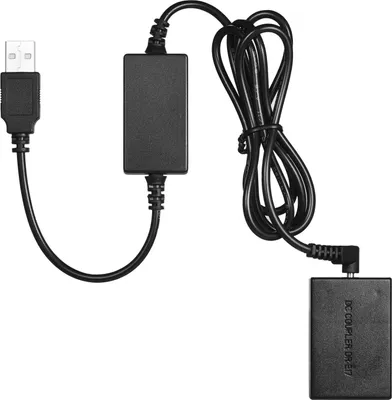 Obrázok produktu pre Andoer 5V USB na LP-E17 adaptér s DC konektorom a náhradnou batériou pre fotoaparáty Canon EOS M3 / M5 / M6