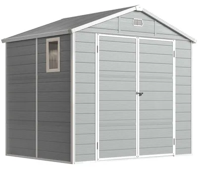 Produktbild von Gerätehaus, 4,1m², Gartenhaus mit Satteldach, 240 x 190 x 180/228 cm