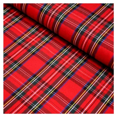 Produktbild von Schottischer Schottenkaro-Stoff, Meterware, 220 g/m², 150 cm breit, Rot
