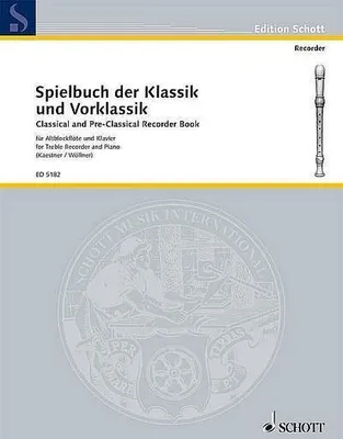 Produktbild von Spielbuch der Klassik und Vorklassikfür Altblockfloete und Klavier