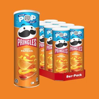 Produktbild von Pringles Sweet Paprika - 8x 165g