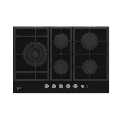 Obrázok produktu pre Beko HILL 75235 S, Čierna, Vstavaný, 75 cm, Plynový, 5 zone(s), 5 zone(s)