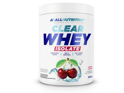 Produktbild von ALLNUTRITION Clear Whey Isolate 500g Kirsche Protein Eiweiß Muskelmasse
