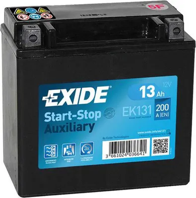 Obrázok produktu pre eXIDE autobatéria pre Start-Stop AGM 12V 13Ah 200A 150x90x145 M04