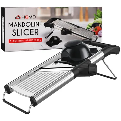 Produktbild von HGMD Mandoline - Gemüseschneider - Gemüsehobel - Küchenhobel - Multifunktional - Edelstahl