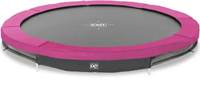 Produktbild von EXIT Silhouette Sporttrampolin ø305cm, Bodentrampolin, Rund, für Kinder, Rosa