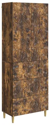Zdjęcie produktu dla Zestaw szafek vidaXL, 2 szt., dąb wędzony, 66 x 34,5 x 90 cm
