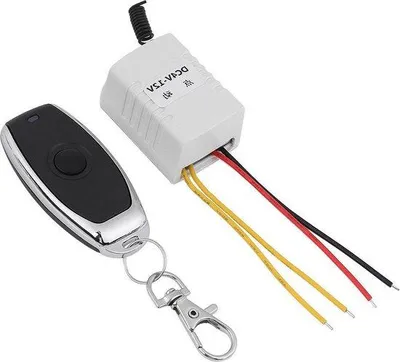 Image de Commutateurs pour télécommande - 4 V, 5 V, 6 V, 7,4 V, 9 V, 12 V - Mini-relais radio - Récepteur et émetteur à clé.