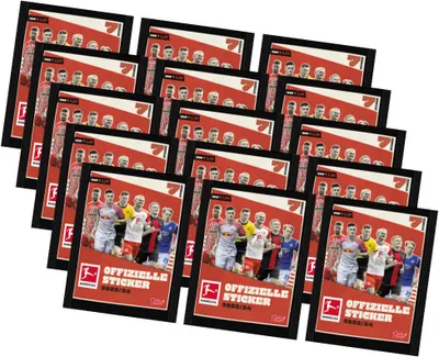 Produktbild von Topps Bundesliga Sticker 2024 - Fußball Sammelsticker - 15 Tüten