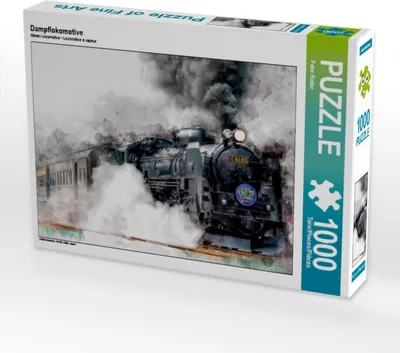 Produktbild von CALVENDO Puzzle Dampflokomotive | 1000 Teile Lege-Größe 64x48cm Foto-Puzzle für glückliche Stunden