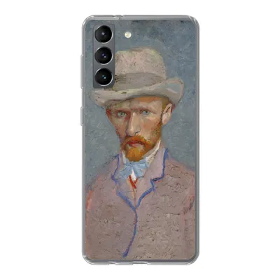 Produktbild von MuchoWow® Handyhülle Schutzhülle Hülle für Samsung Galaxy S21 Selbstporträt - Vincent van Gogh Silikon Softcase Handy Hülle - Softcase