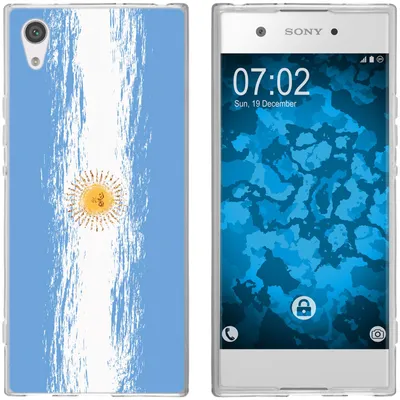Produktbild von PhoneNatic Case kompatibel mit Sony Xperia XA1 Silikon-Hülle WM Argentinien M1