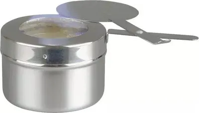Immagine prodotto di APS Brennpastenbehälter Edelstahl, Höhe: 60 mm, ø: 90 mm