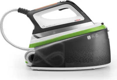 Produktbild von Polti Vaporella Instant VI50.20, 2400 W, 550 g/min, Aluminium-Sockelplatte, 8 bar, 2 l, Grün, Grau, Weiß