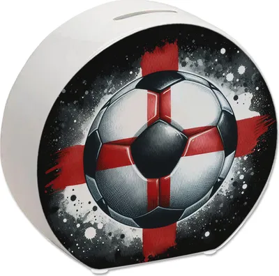 Produktbild von Fußball Englische Flagge Spardose