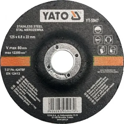 Obrázek produktu pro Yato YT-5947, 12,5 cm, Nerezová ocel, 5 kusů