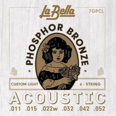 Produktbild von La Bella 7GPCL Phosphor Bronze Saiten für Akustikgitarre