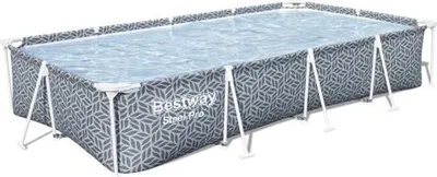 Zdjęcie produktu dla Basen Stelażowy Bestway Steel Pro, 366 x 201 x 66 cm, Prostokątny, Grafika, Filtr Kartuszowy