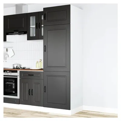 Produktbild von Küchenschrank Kalmar Schwarz Holzwerkstoff