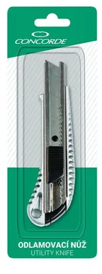 Obrázek produktu pro Odlamovací nůž CONCORDE, celokovový, blistr