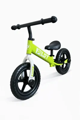 Image de Pilot Bike, draisienne 12 pouces pour enfants, sans pédales, pour garçons et filles à partir de 2 ans, vert