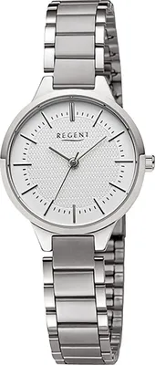 Zdjęcie produktu dla Regent metalowy zegarek damski kwarcowy srebrny szary metalowa bransoleta D2URF1502