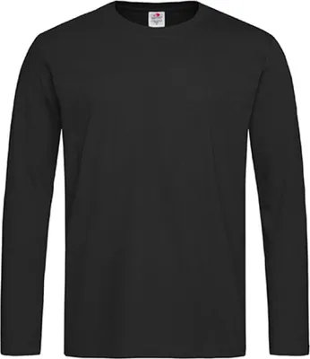 Image de Stedman ST2130 | Comfort Longsleeve T-shirt pour hommes - Couleur : Black Opal - Taille : XL