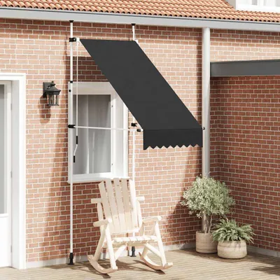 Produktbild von vidaXL Einziehbare Markise Handbetrieben 100 cm Anthrazit