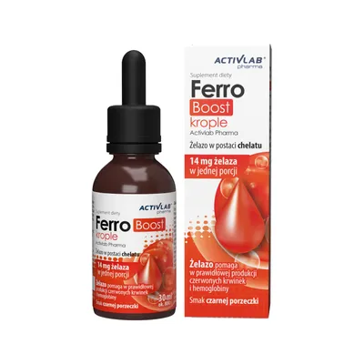 Zdjęcie produktu dla ActivLab Pharma FerroBoost, krople, 30 ml