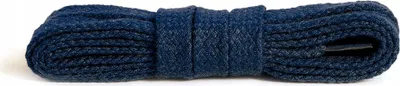 Produktbild von Langlebige flache Schnürsenkel 120 cm Kaps - Marineblau