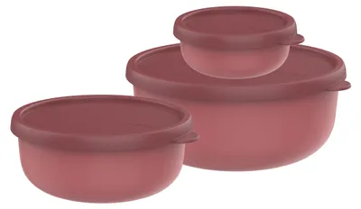 Productafbeelding van MEPAL 106298078700 MEPAL Frischhaltedosen-Set Lumina 2.0 rot 0,25/0,75/1,5 l, 1 Set
