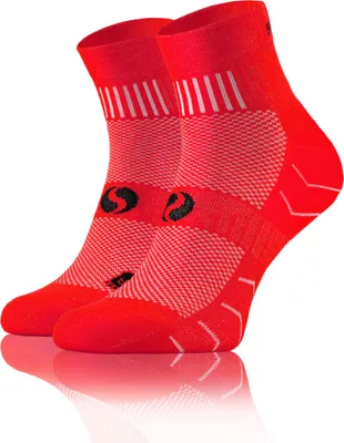 Produktbild von Sesto Senso Sportsocken – Bequeme, atmungsaktive Socken – Uni für Damen und Herren, Größe 39-42, Rot