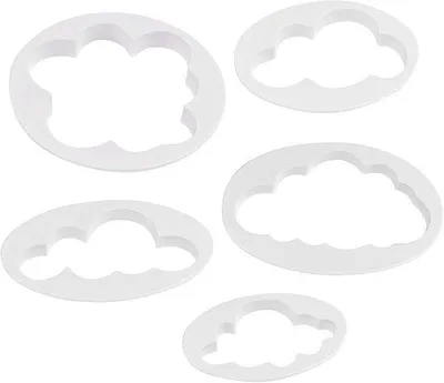Produktbild von Runde Plastikformen für Bäckerei, Fondant, Dekoration, Kuchen, Geburtstag, Hochzeit