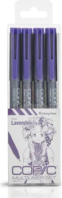 Produktbild von Copic Multiliner lavender 4St.
