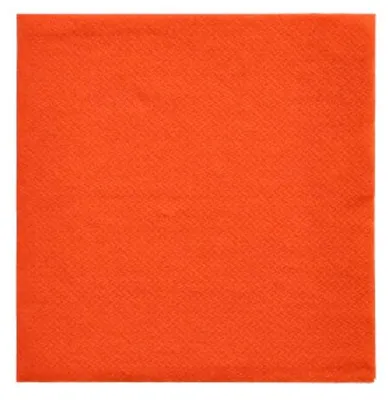 Produktbild von Servietten "DAILY Collection" 1/4-Falz 24 cm x 24 cm nektarine